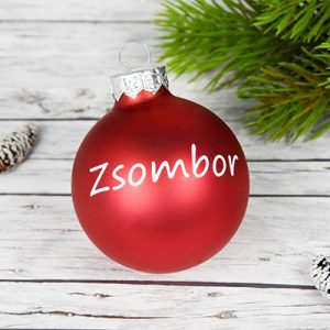 Névre szóló karácsonyfadísz