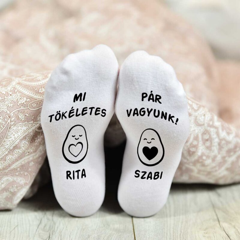 egyedi zokni