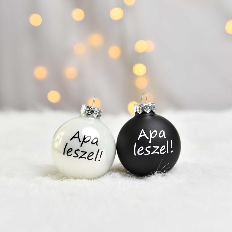Apa leszel karácsonyi gömb