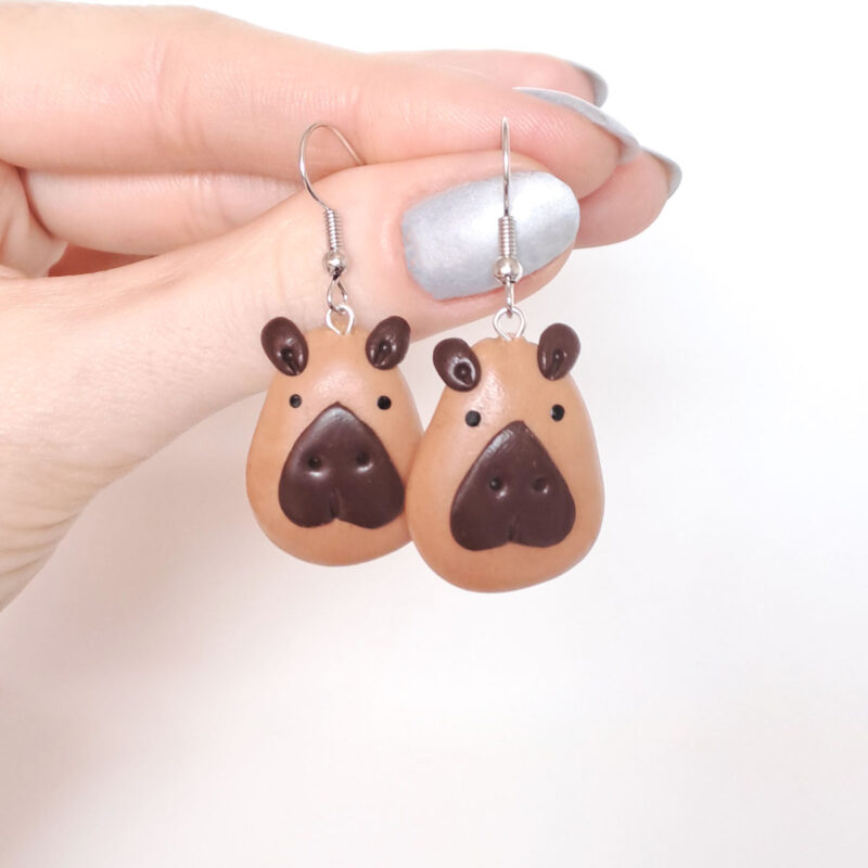 Capybara fülbevaló