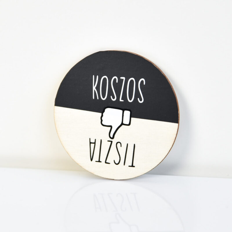 TISZTA / KOSZOS mosogatógép állapotjelző mágnes Like