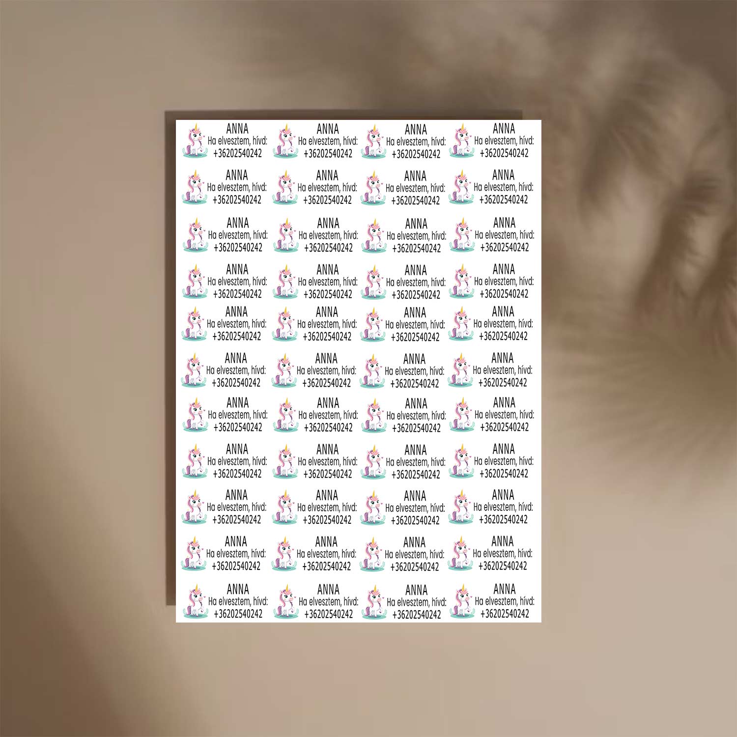 Gyermek Biztonsági Id-tetkó 44db-os If Lost – Call - Image 2