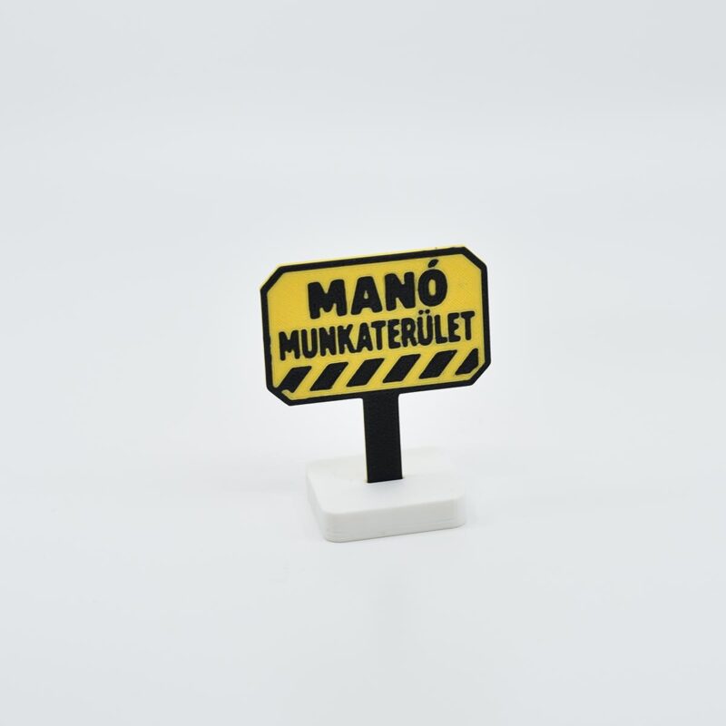 Manó munkaterület karácsonyi tábla