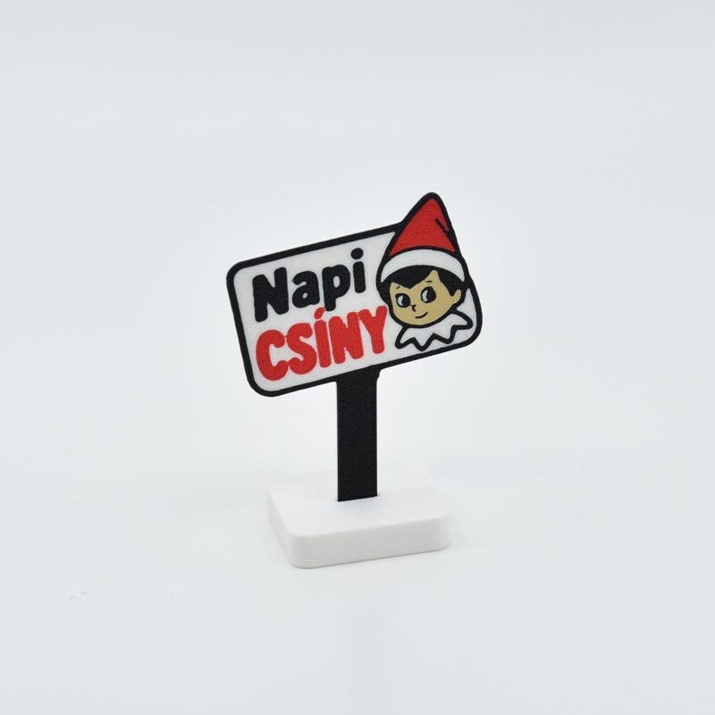 Napi csíny manó tábla